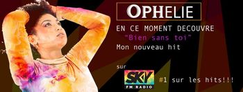 Ophélie Singer sky radio fm 974
