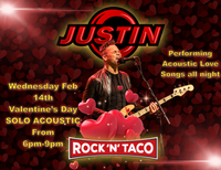 JUSTIN Valentines Solo Show 