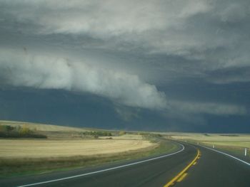 This was the ridiculously scary storm we drove into
