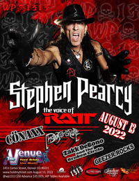 Opening for Stephen Pearcy from RATT