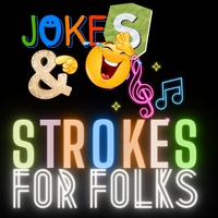 JOKES & STROKES FOR FOLKS - UGLY BIKER ZIFF -HORUS HALL- JULY 13! COMEDY, MUSIC, GAMES, & MORE!