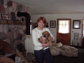 This is Judy and new puppy Kalimba.
