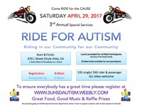 Wookie Garcia at the SUHSD Ride for Autism