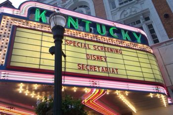 Secretariat Marquee at the KY Theater

