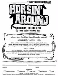 Horsin' Around for HOPEhorses.org