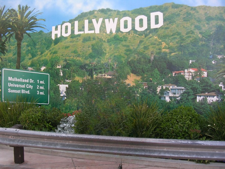 Hollywood sign in Hollywood, CA 