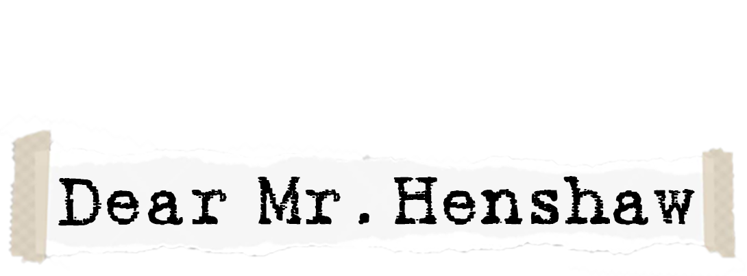 Mike Surber is Dear Mr. Henshaw