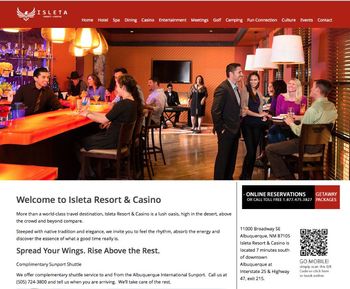 Tracey Whitney & Calvin Appleberry - Isleta Casino Embers Steakhouse commercial & website shoot
