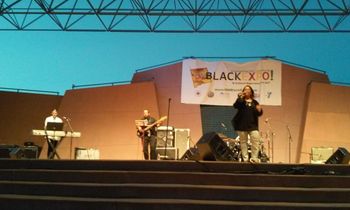 Tracey Whitney at the New Mexico Black Expo 2015
