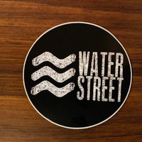 Water Street Sticker Black