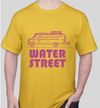 Water Street T- Gold 'n' Fuchsia