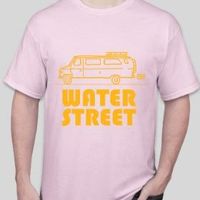 New Water Street T- Dusty Peach and Gold