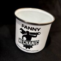 Fanny Mechanic Enamelled Metal Mug