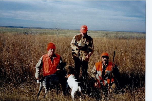 Ginger and Jake in South Dakota Pheasant Hunting
