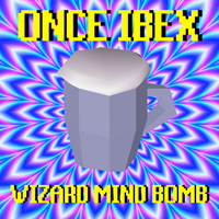 Once Ibex Wizard Mind Bomb Sticker