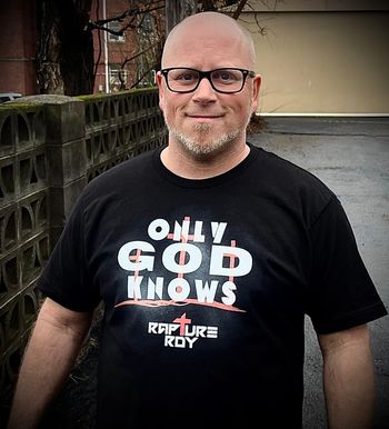 Billy Burton Sporting his Only God Knows T-shirt
