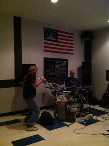 Matt playing drums with Moontan 2-16-13 at the Pickerington VFW
