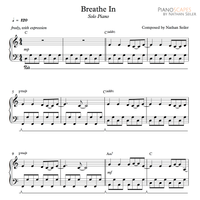 Breathe In- For Solo Piano: Sheet Music