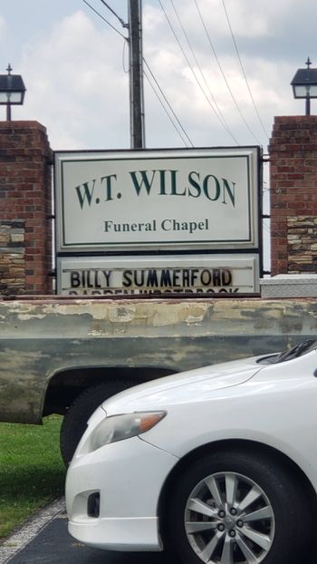 Billy Summerford's funeral
