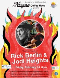 Boston music legend, Rick Berlin with Jodi Heights