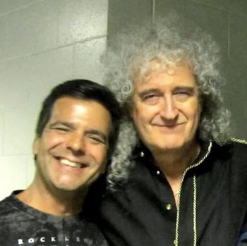 Backstage with Brian May of QUEEN

