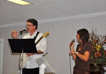 Sharing at Zion Pentecostal, Tampa, Fl
