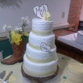 Wedding Cake for the Micas Wedding.
