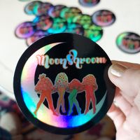 Holographic MoonShroom Stickers