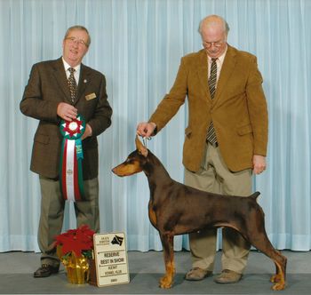 Reserve Best in Show - Brian Taylor

