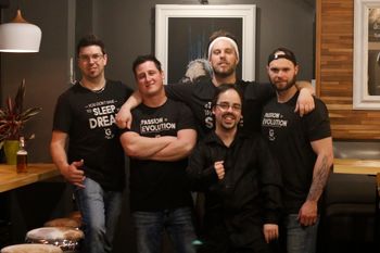 Me with the band I'm producing Zero Gravi-T after their show at Québec en Scène [2018-05-12] (01)
