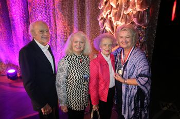 Brother-in-law Jimmy, Niece Scarlett, Sister Lavern, and Ann after the SGMA Hall of Fame Induction Ceremony

