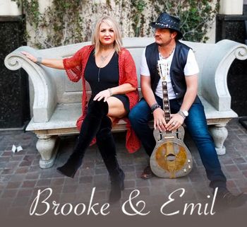 Acoustic duo playing rock, r&b, country. BrookeandEmil.com
