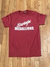 Classic Swingin' Medallion T-shirt (Heathered Cardinal Red)