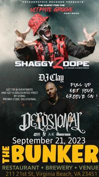 Shaggy 2 Dope w/ DJ Clay, HEXXX, Delusional, Camp Diamond, and more