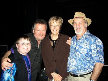 Morry Stearns, Shari Ulrich and a Young  Fan
