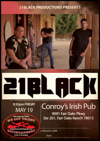 21BLACK LIVE at Conroy's Irish Pub