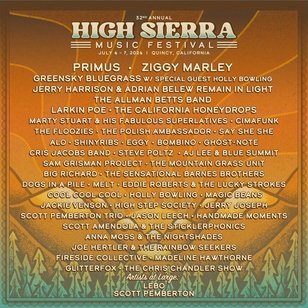 Cool Cool Cool - High Sierra Music Festival