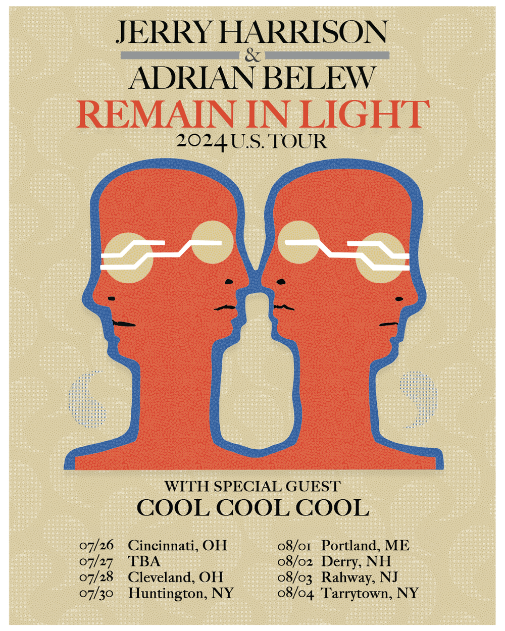 Cool Cool Cool - Remain In Light 2023 U.S. Tour