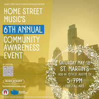 Home Street Music’s 6th Annual Community Awareness Event: A Celebration of The Healing Power of Music