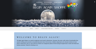 Begin Again Shoppe Website