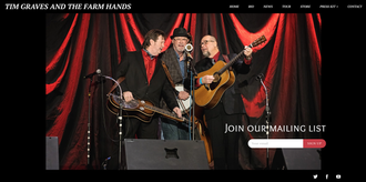 Tim Graves & The Farm Hands Website
