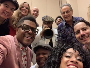 Houseofreedom All-Stars with Max Weinberg, Boca Raton Florida, New Year's Eve 2017

Photo: Freedom's selfie game is strong...
