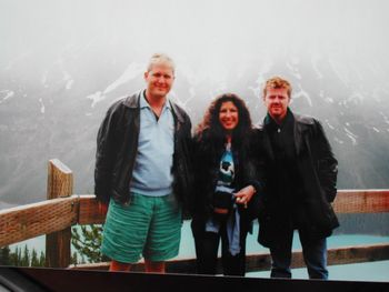 With Mark Puffer & Bobby Cameron at Peyto Lake & Bow Lookout
