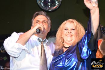 France Joli and Charlie Rodriguez at The Saturday Night 70's 80's 90's Dance Party at Fusion Cafe
