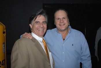 Harry Wayne Casey of KC and The Sunshine Band and Charlie Rodriguez of Miami Disco Fever

