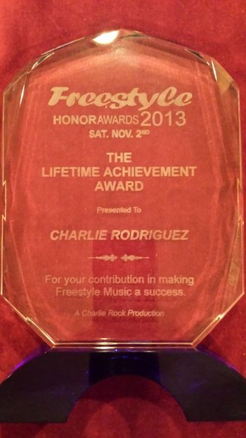 I Love my Freestyle.
Lifetime Achievement Award
