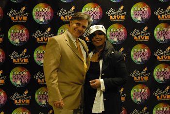 Charlie with Norma Jean Wright Formerly of Chic."La Frek"
