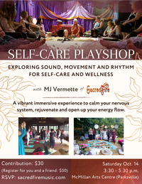 Sound, Movement and Rhythm for Self-care Playshop