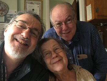 With my cousin Michael and my dear Aunt Bess.
