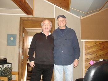 MM with Nashville producer Jackie Cook at Studio 19 Jackie was formerly Roy Orbison's guitarist

